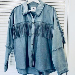 Zara Fringe Jacket